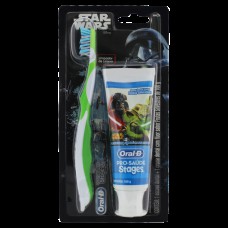 Escova Dental Oral-b Stages 3+cd 75ml St.wars