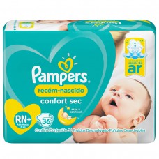 Fralda Pampers Conf.s Rn + C/36