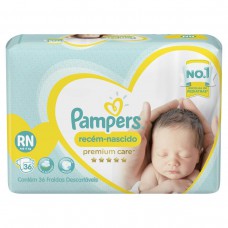 Fralda Pampers Pr.care C/36 Rn