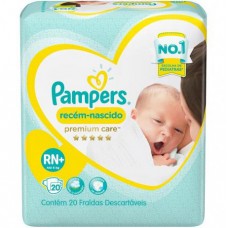 Fralda Pampers Pr.c C/20 Rn+
