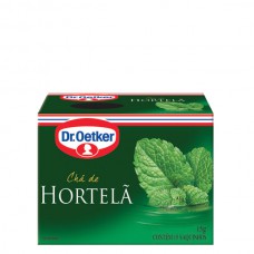 Chá De Hortelã - 15 Saches Dr. Oetker 15g Chá De Hortelã - 15 Saches Dr. Oetker 15g
