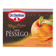 Chá F&f Pêssego - 15 Saches Dr. Oetker 30g Chá F&f Pêssego - 15 Saches Dr. Oetker 30g