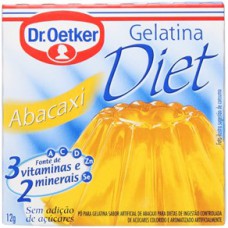 Gelatina Diet Abacaxi Dr. Oetker 12g