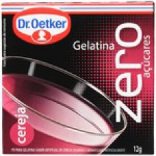 Gelatina Zero Cereja Dr. Oetker 12g