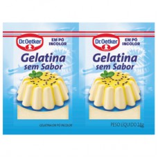 Gelatina S/sabor Branca Dr. Oetker 24g