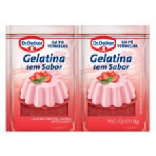 Gelatina S/sabor Vermelhadr. Oetker 24g