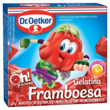 Gelatina Framboesa Dr. Oetker 20g
