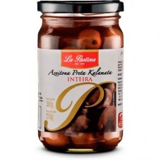 Azeitonas Chilenas Kalamata La Pastina Pretas Inteiras (em Água E Sal) 360g