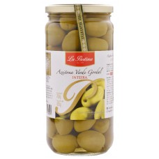 Azeitonas Esp Gordal La Pastina Verde C/ CaroÇo (em Água E Sal)