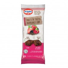 Tablete De Frutas Vermelhas E Chia Dr. Oetker C/ 3 Uni. Tablete De Frutas Vermelhas E Chia Dr. Oetker C/ 3 Uni.