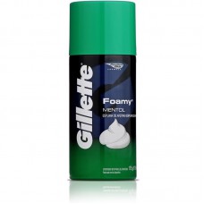 Espuma De Barbear Gillette 175g Foamy Mentol