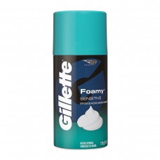 Espuma De Barbear Gillette 175g Foamy Sensit Novo
