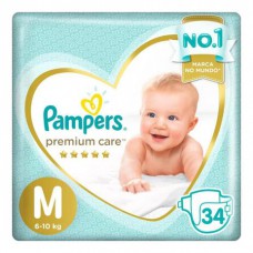 Fralda Pampers Pr.c.mega C/34 M
