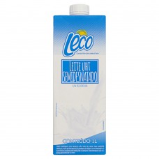 Leite Uht Semidesnatado Leco Caixa Com Tampa 1l Leite Uht Semidesnatado Leco Caixa Com Tampa 1l