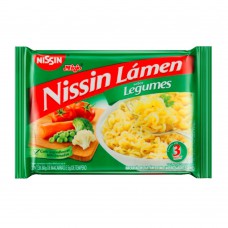 MacarrÃo InstantÂneo 85gr Nissin Lamen - Sabor Legumes