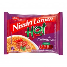 MacarrÃo InstantÂneo 85gr Nissin Lamen Hot Calabresa