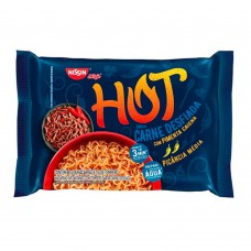 MacarrÃo InstantÂneo 85gr Nissin LÁmen Hot Sabor Carne Desfiada