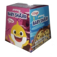 Mini Panetone Village Baby Shark Com Gotas De Chocolate 80g