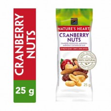 Natures Heart Snack Cranberry Nuts 25g