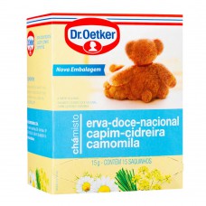 Chá De Erva Doce,capim-cidreira E Camomila - 15 Saches Dr. Oetker 15g