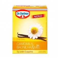 Chá De Camomila, Mel E Baunilha - 15 Saches Dr. Oetker 15g