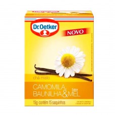 Chá De Camomila, Mel E Baunilha - 15 Saches Dr. Oetker 15g Chá De Camomila, Mel E Baunilha - 15 Saches Dr. Oetker 15g