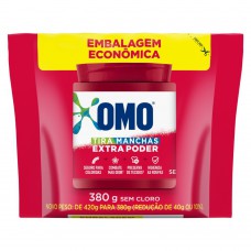 Refil Tira Manchas Pó Omo Extra Poder 380g Refil Tira Manchas Pó Omo Extra Poder 380g