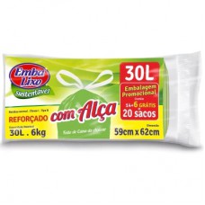 Saco Para Lixo Embalixo SustentÁvel Planta AlÇas 30l - C/ 20 Sacos Saco Para Lixo Embalixo SustentÁvel Planta AlÇas 30l - C/ 20 Sacos
