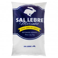 Sal Refinado Lebre Pacote 1kg