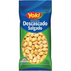Yoki Amendoim Descascado Salgado 70g