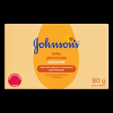 Sabonete Em Barra Glicerinado Johnson’s Baby 80g