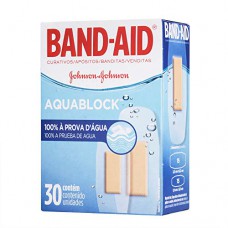 Curativo Band-aid Aquablock Com 30 Unidades