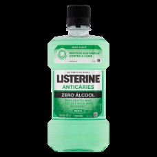 Enxaguante Bucal AntissÉptico Com FlÚor Menta Listerine AnticÁries Zero Álcool 500ml