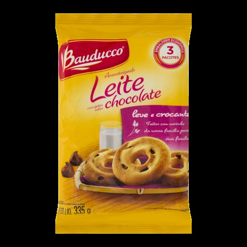 Biscoito Amanteigado Chocolate Bauducco 335g