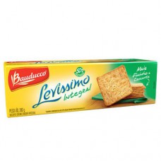 Biscoito Cream Cracker Integral Bauducco LevÍssimo Pacote 200g Biscoito Cream Cracker Integral Bauducco LevÍssimo Pacote 200g