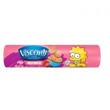 Biscoito Visconti Morango 125g Biscoito Visconti Morango 125g