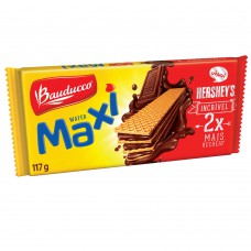 Biscoito Wafer Com Recheio De Chocolate Bauducco Maxi Pacote 117g Biscoito Wafer Com Recheio De Chocolate Bauducco Maxi Pacote 117g