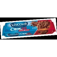Biscoito Cookies Visconti Chocolate 60g