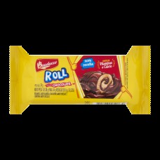Bolo Baunilha Com Recheio De Chocolate Bauducco Roll Pacote 34g