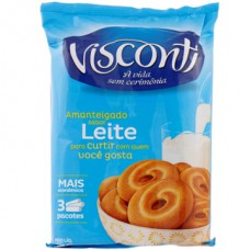 Biscoito Amanteigado Leite Visconti 335g Biscoito Amanteigado Leite Visconti 335g