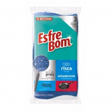 Esfrebom Esponja N-risca C/3 Abrasiv Esfrebom Esponja N-risca C/3 Abrasiv