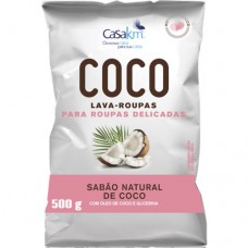 Lava-roupas Em PÓ Roupas Delicadas Coco Pacote 500g Lava-roupas Em PÓ Roupas Delicadas Coco Pacote 500g