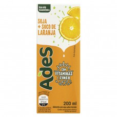 Bebida à Base De Soja Laranja Ades Caixa 200ml Bebida à Base De Soja Laranja Ades Caixa 200ml