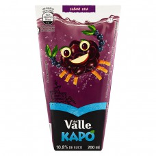 Bebida Adoçada Uva Del Valle Kapo Caixa 200ml Bebida Adoçada Uva Del Valle Kapo Caixa 200ml