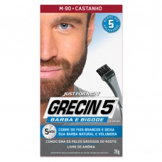 Coloração Para Barba E Bigode Grecin 5 - Castanho 28g