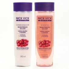 Kit Shampoo + Condicionador Nick & Vick Nutri-hair Manutenção Da Cor Kit Kit Shampoo + Condicionador Nick & Vick Nutri-hair Manutenção Da Cor Kit