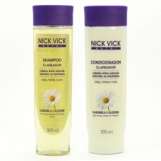 Kit Shampoo + Condicionador Nick & Vick Nutri-hair Clareador Kit