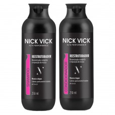 Kit Shampoo + Condicionador Nick & Vick Pro-hair Reestruturador Kit Kit Shampoo + Condicionador Nick & Vick Pro-hair Reestruturador Kit