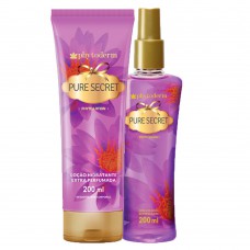 Pure Secret Phyto Phytoderm - Feminino - Deo Colônia - Perfume + Hidratante Corporal Kit