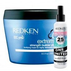 Redken One United + Soft Heavy Cream - Leave-in + Máscara De Reconstrução Kit Redken One United + Soft Heavy Cream - Leave-in + Máscara De Reconstrução Kit